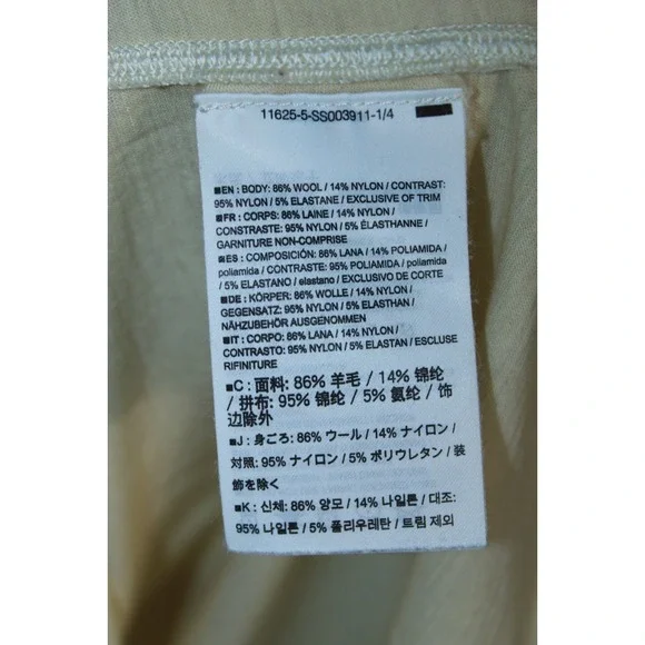 Arc'teryx Women's Large Yellow Wool Blend Long Sleeve Top - Picture 8 of 12